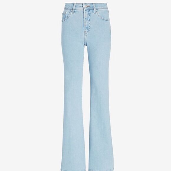 EXPRESS 70’s Flare Mid Rise denim - Picture 4 of 7